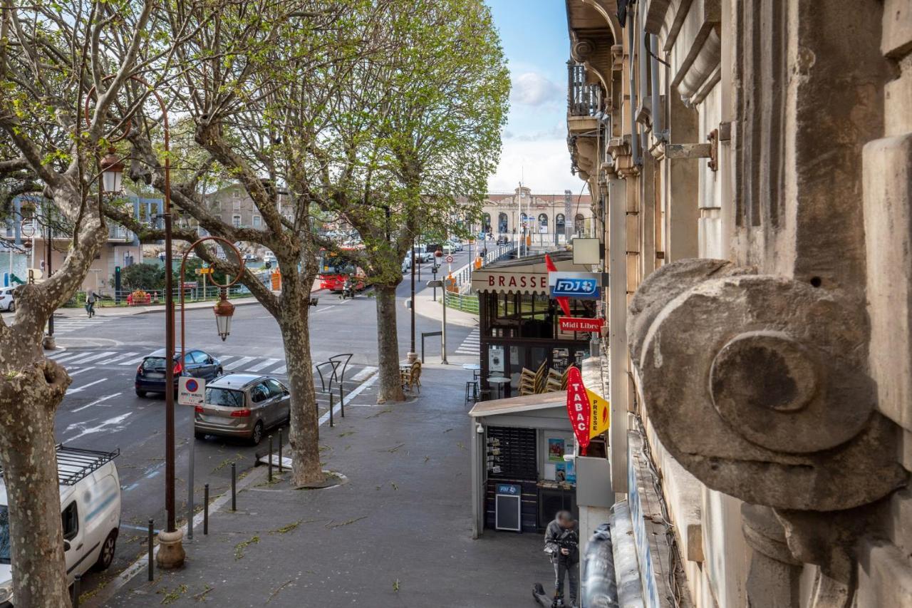 Le Victor Hugo -Centre Ville -1 Mn De La Gare Sète Eksteriør billede